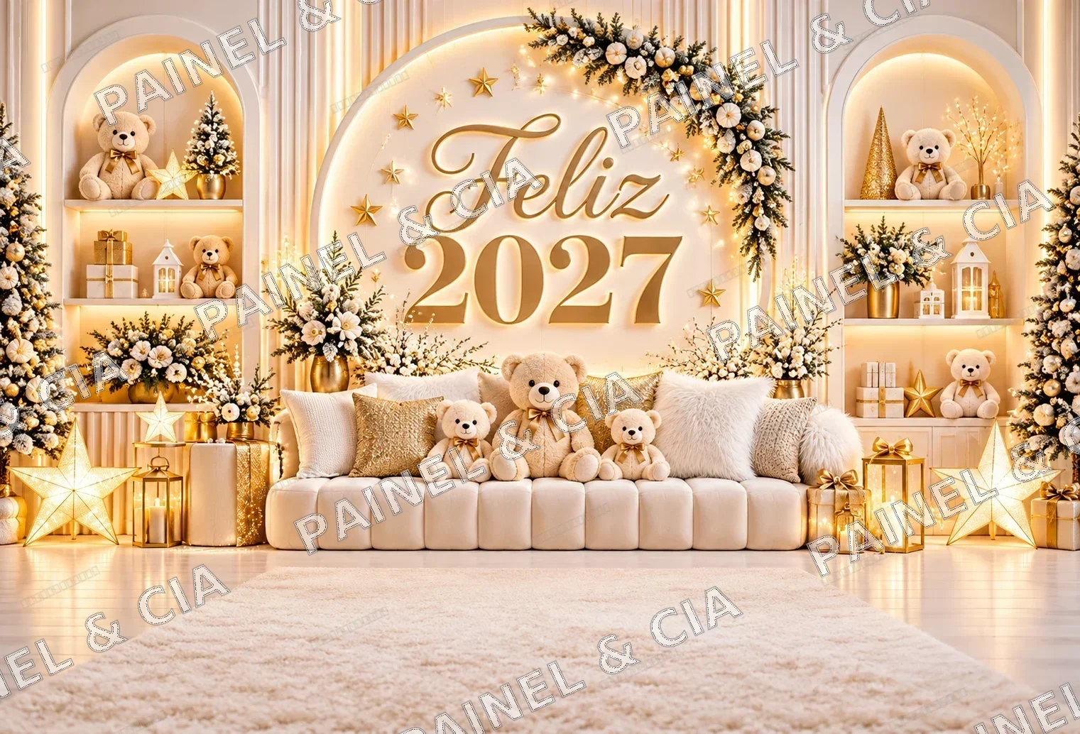 Fundo fotográfico AnoNovo PainelECia AN27 — Ano Novo 2027, código FN-177