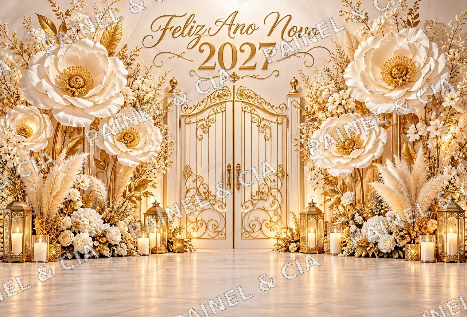 Fundo fotográfico AnoNovo PainelECia AN28 — Ano Novo 2027, código FN-178