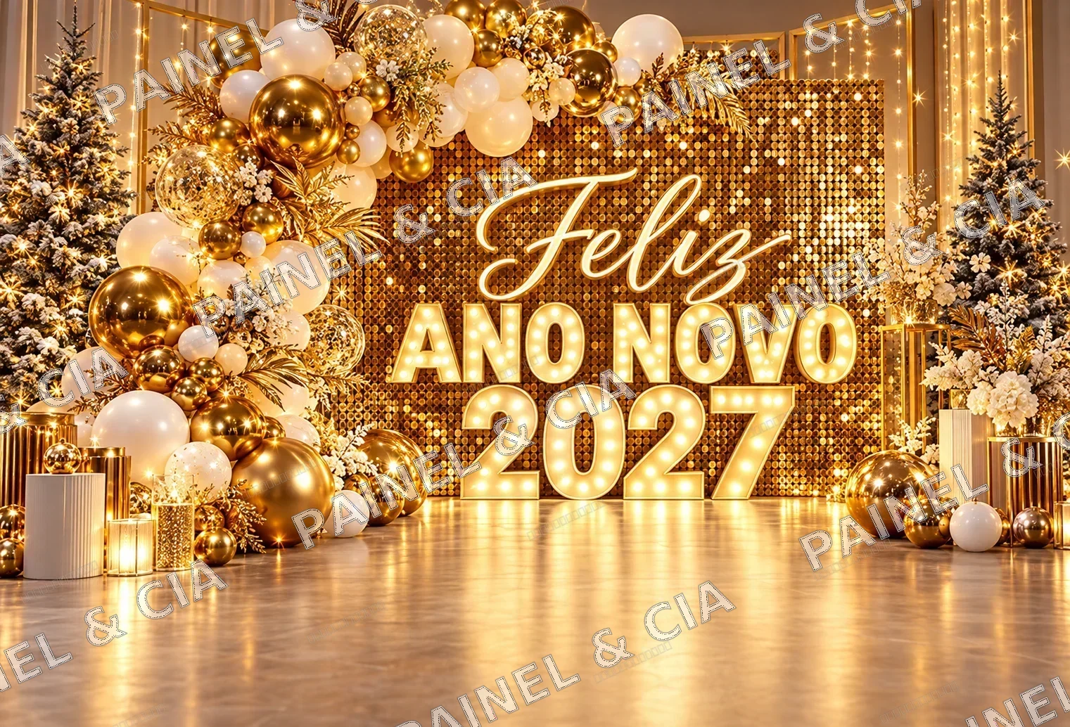 Fundo fotográfico AnoNovo PainelECia AN31 — Ano Novo 2027, código FN-181