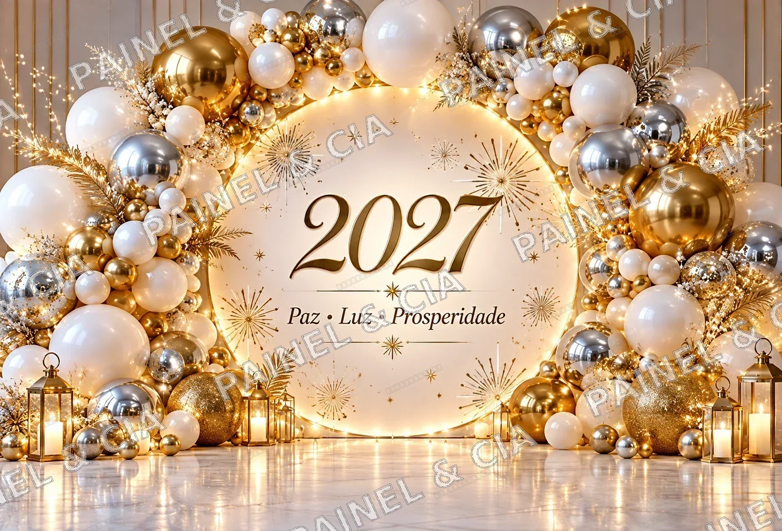 Fundo fotográfico AnoNovo PainelECia AN35 — Ano Novo 2027, código FN-185