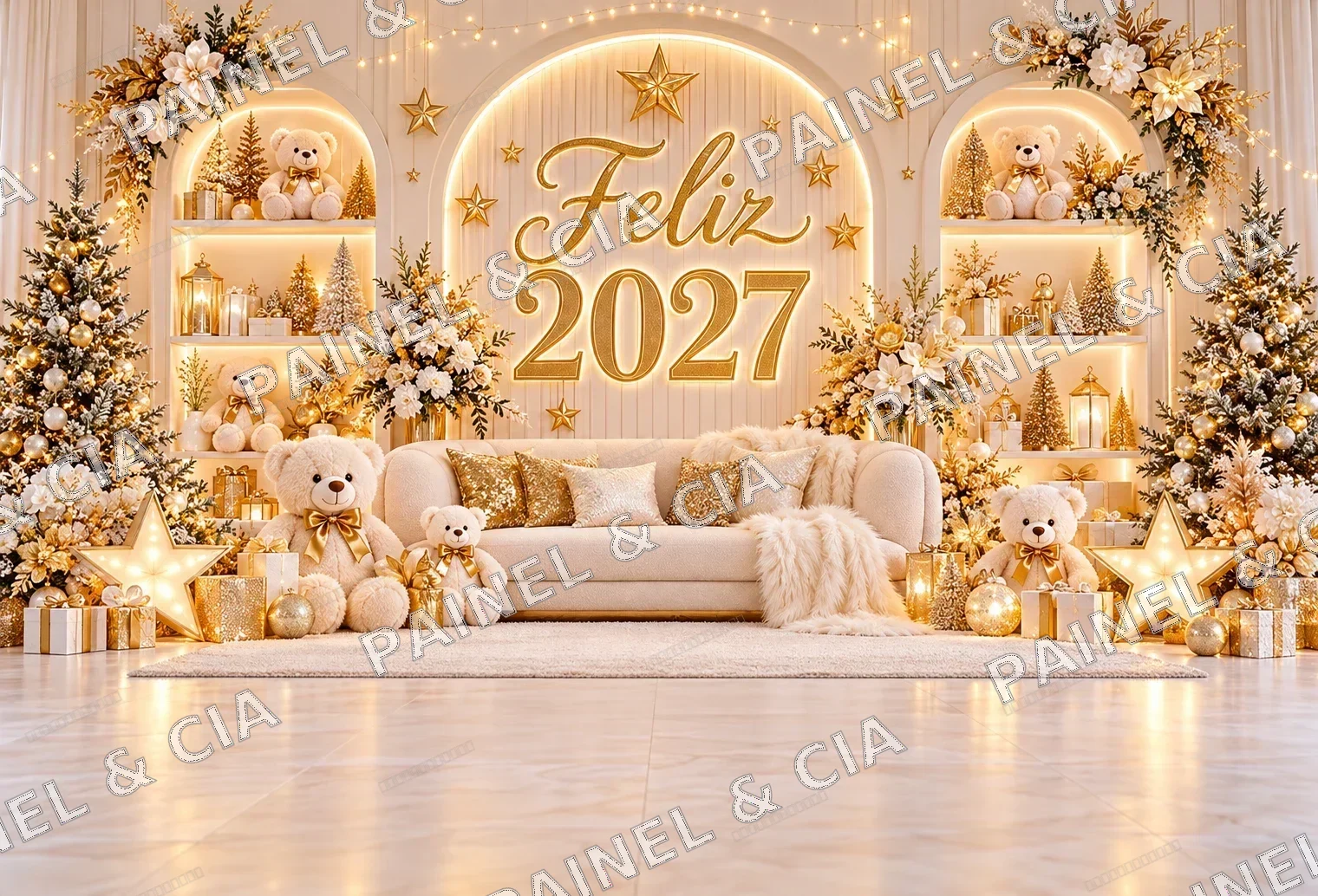 Fundo fotográfico AnoNovo PainelECia AN37 — Ano Novo 2027, código FN-187
