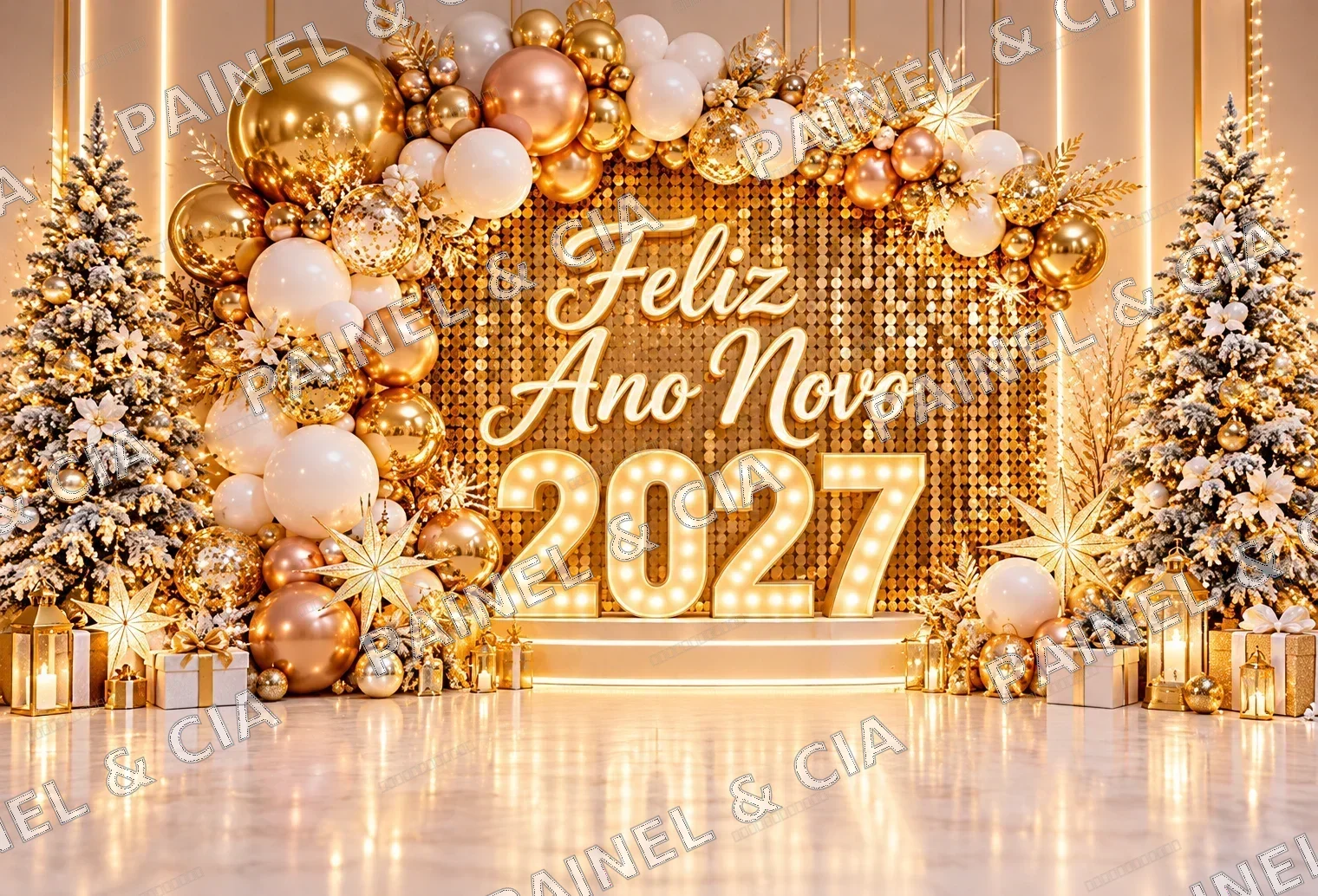 Fundo fotográfico AnoNovo PainelECia AN41 — Ano Novo 2027, código FN-191