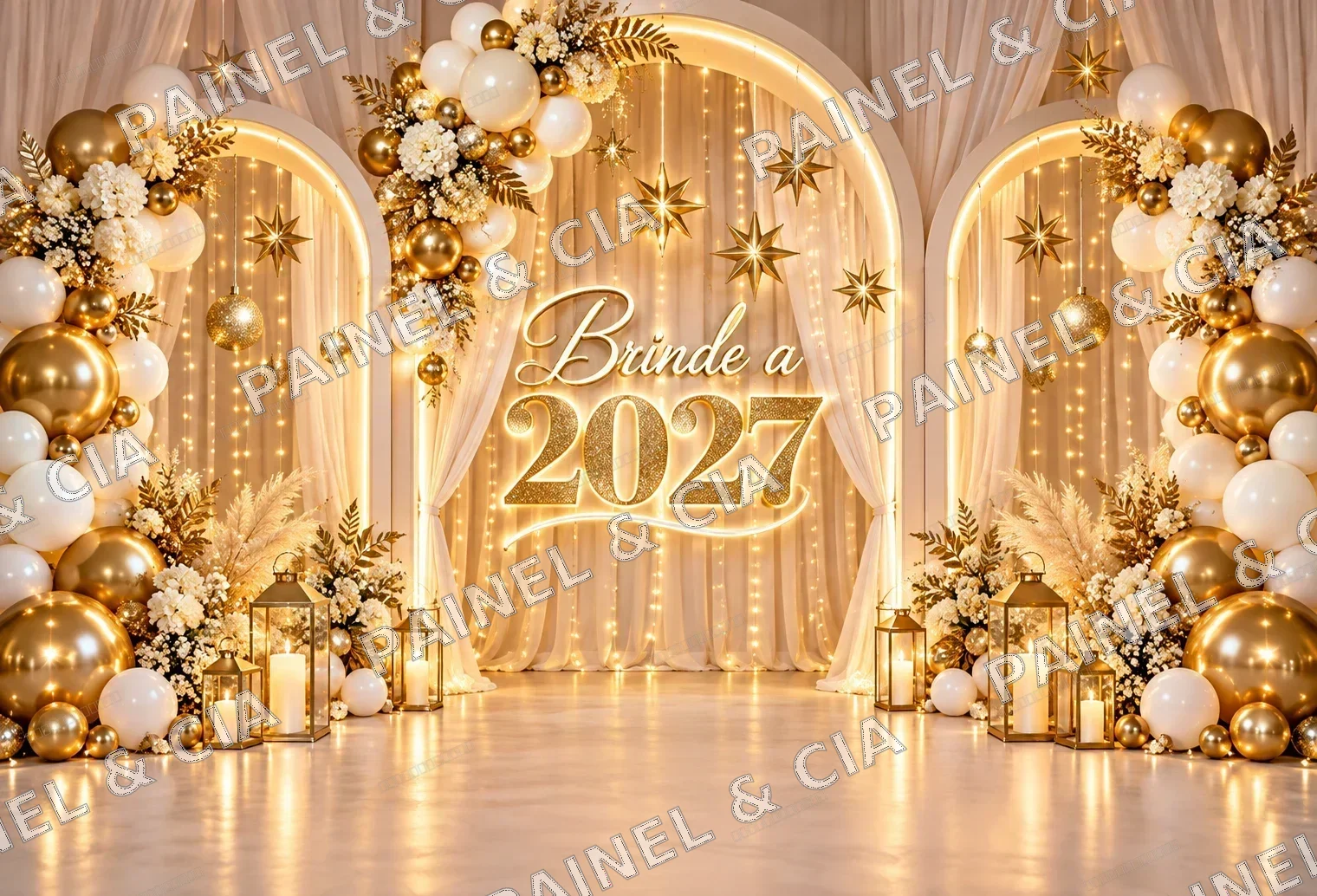 Fundo fotográfico AnoNovo PainelECia AN43 — Ano Novo 2027, código FN-193
