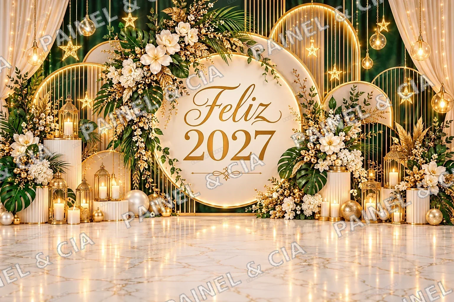 Fundo fotográfico AnoNovo PainelECia AN48 — Ano Novo 2027, código FN-198