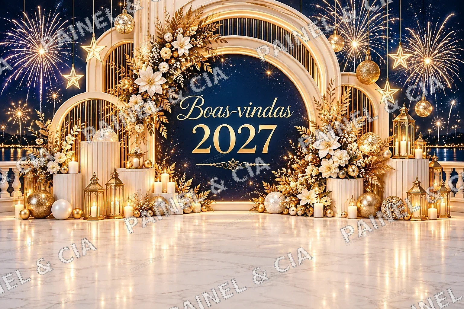Fundo fotográfico AnoNovo PainelECia AN49 — Ano Novo 2027, código FN-199