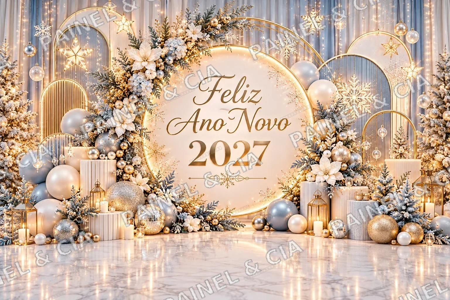 Fundo fotográfico AnoNovo PainelECia AN50 — Ano Novo 2027, código FN-200