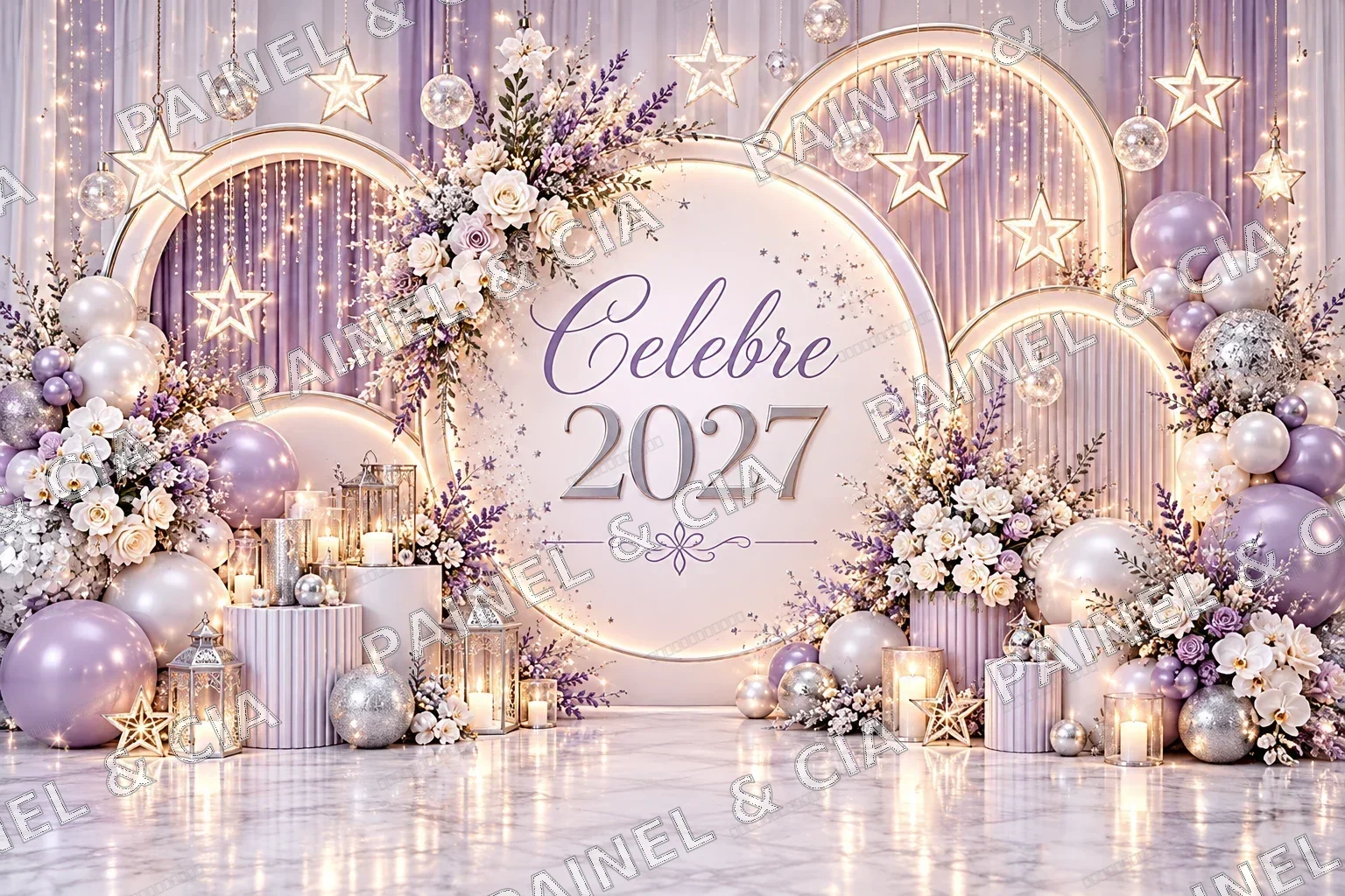 Fundo fotográfico AnoNovo PainelECia AN53 — Ano Novo 2027, código FN-203
