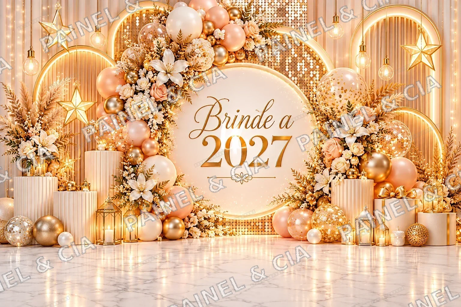 Fundo fotográfico AnoNovo PainelECia AN54 — Ano Novo 2027, código FN-204