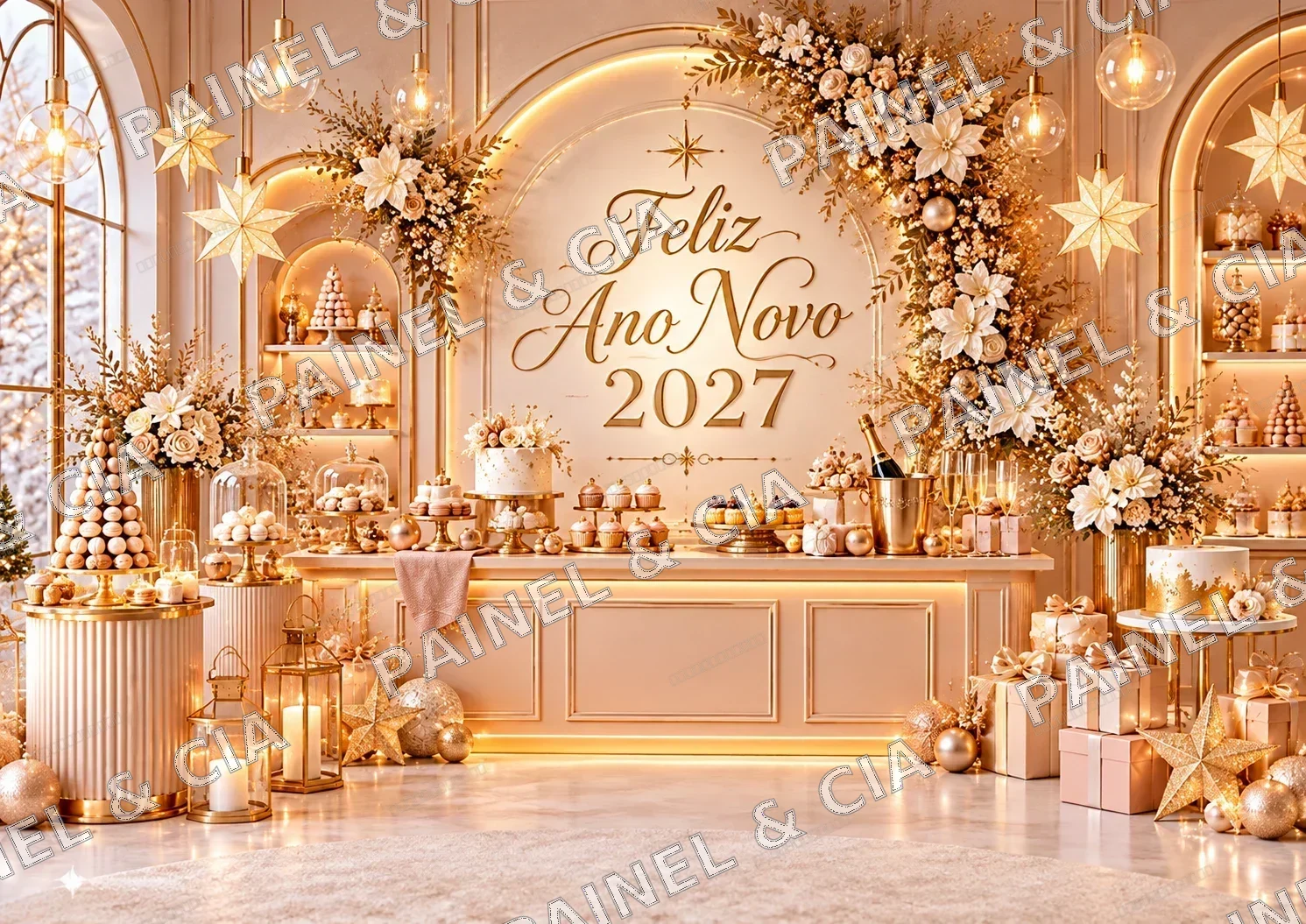 Fundo fotográfico AnoNovo PainelECia AN56 — Ano Novo 2027, código FN-206