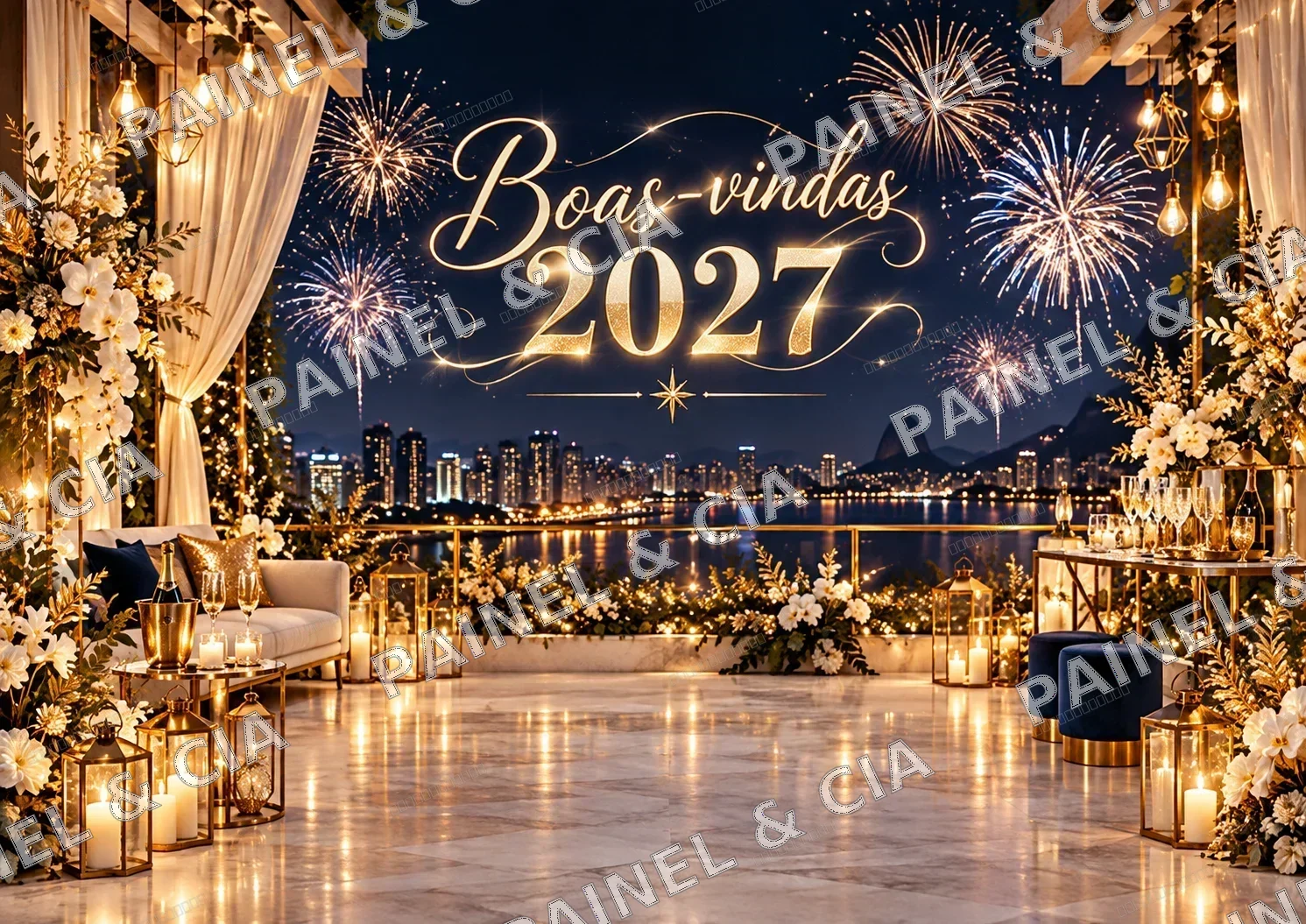 Fundo fotográfico AnoNovo PainelECia AN57 — Ano Novo 2027, código FN-207