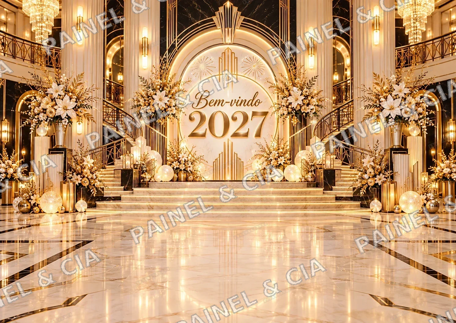 Fundo fotográfico AnoNovo PainelECia AN62 — Ano Novo 2027, código FN-212