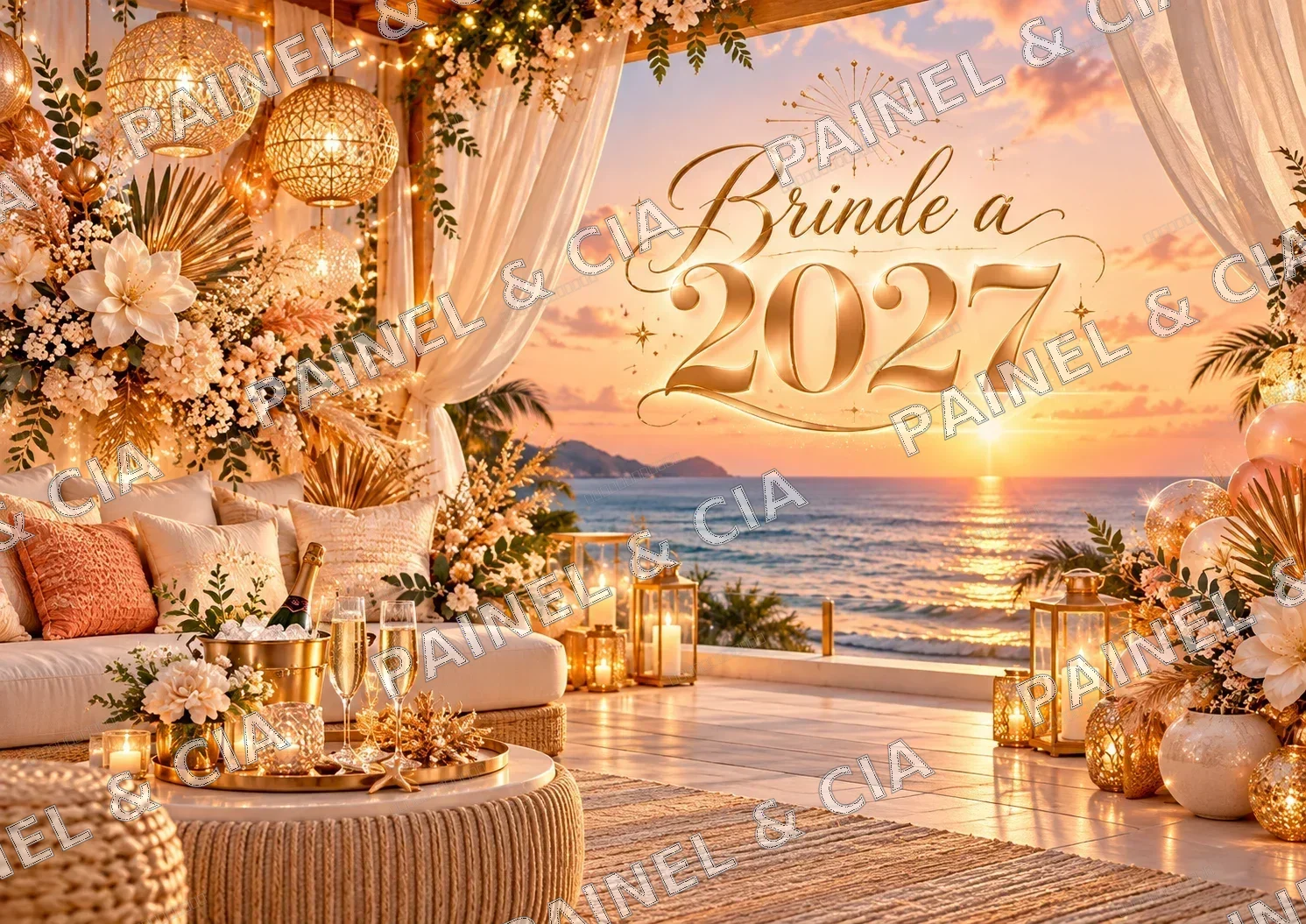 Fundo fotográfico AnoNovo PainelECia AN65 — Ano Novo 2027, código FN-215