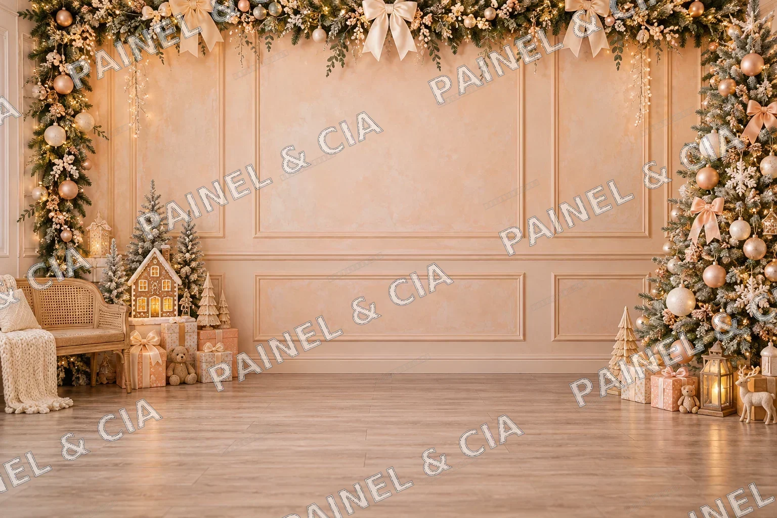 Fundo fotográfico FundoNatal PainelECia FN59 — Coleção Natal 2026, código FN-059