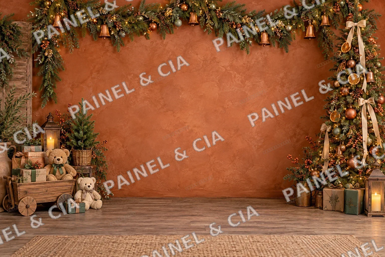 Fundo fotográfico FundoNatal PainelECia FN60 — Coleção Natal 2026, código FN-060