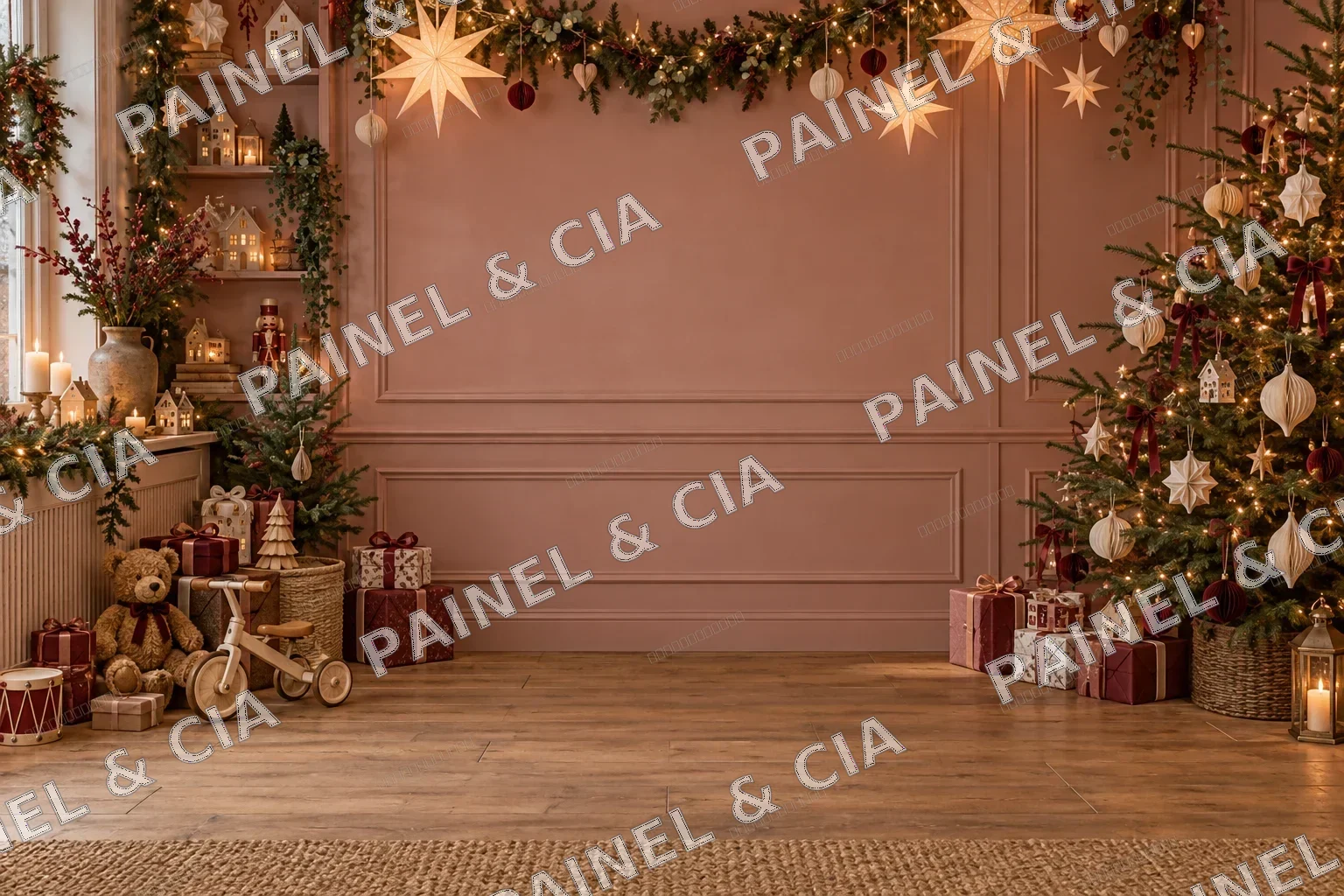 Fundo fotográfico FundoNatal PainelECia FN91 — Coleção Natal 2026, código FN-091