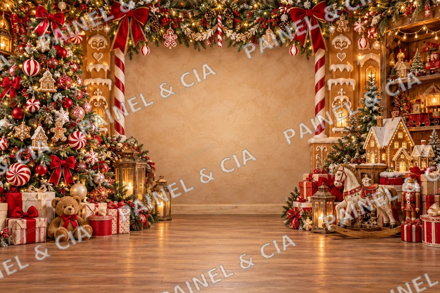 Fundo fotográfico FundoNatal PainelECia FN93 — Coleção Natal 2026, código FN-093