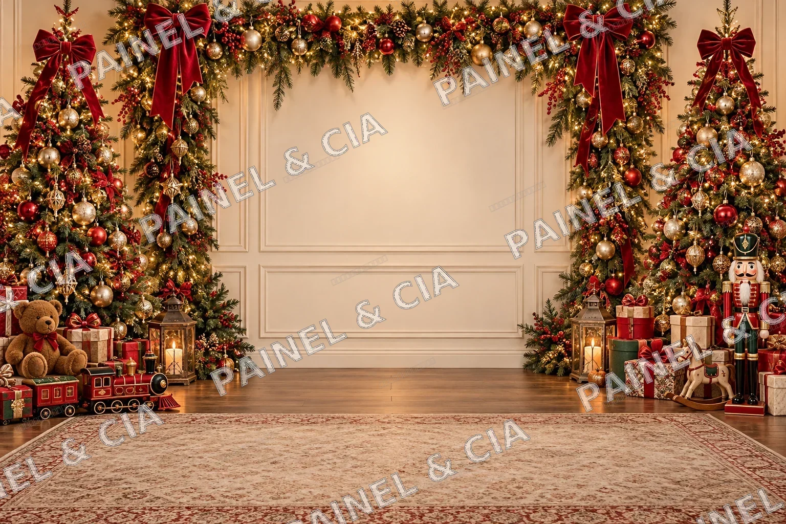 Fundo fotográfico FundoNatal PainelECia FN98 — Coleção Natal 2026, código FN-098