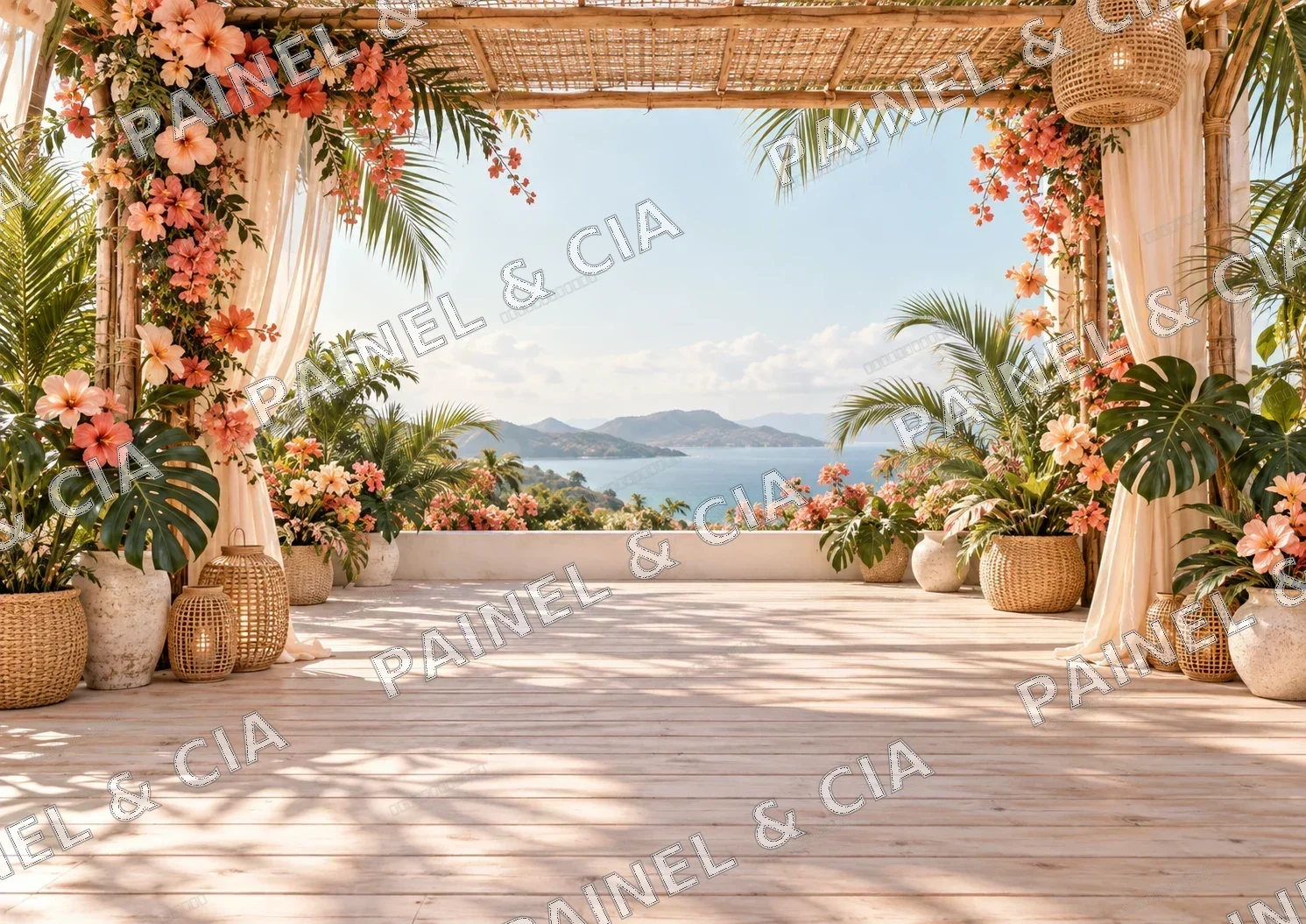 Fundo fotográfico VerãoPaineleCia PF13 — Verão, código FN-113